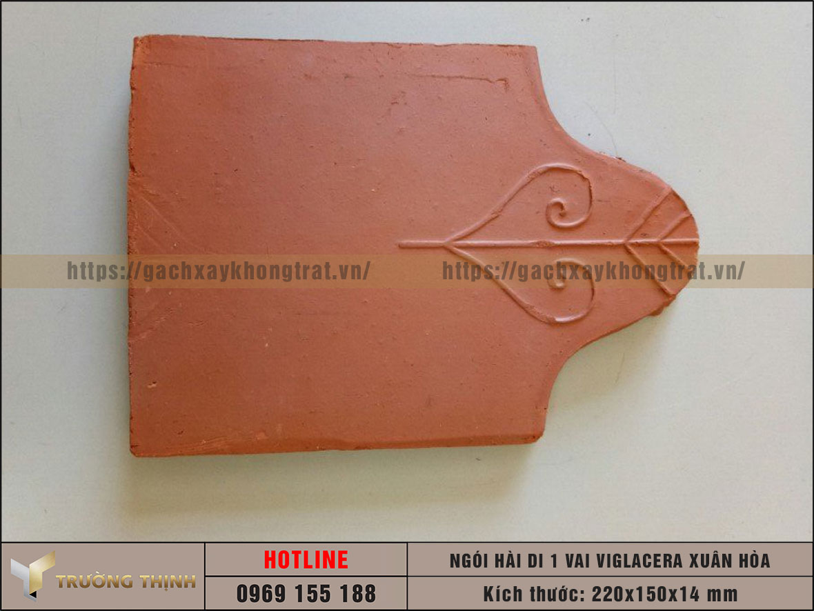 Ngói hài di 1 vai Viglacera Xuân Hòa giá rẻ