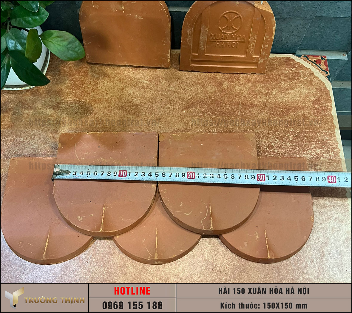 Ngói lợp mái nhà hài tiểu 150 Xuân Hòa Hà Nội