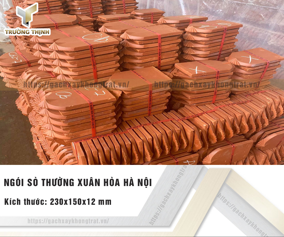 Ngói lợp mái nhà sò thường Xuân Hòa Hà Nội