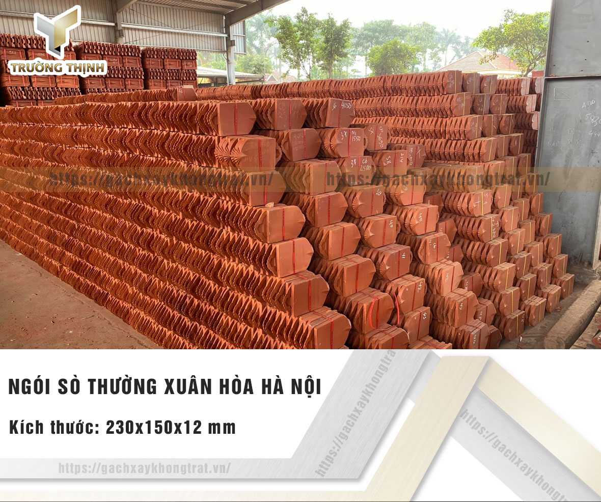 Ngói lợp mái nhà sò thường Xuân Hòa Hà Nội
