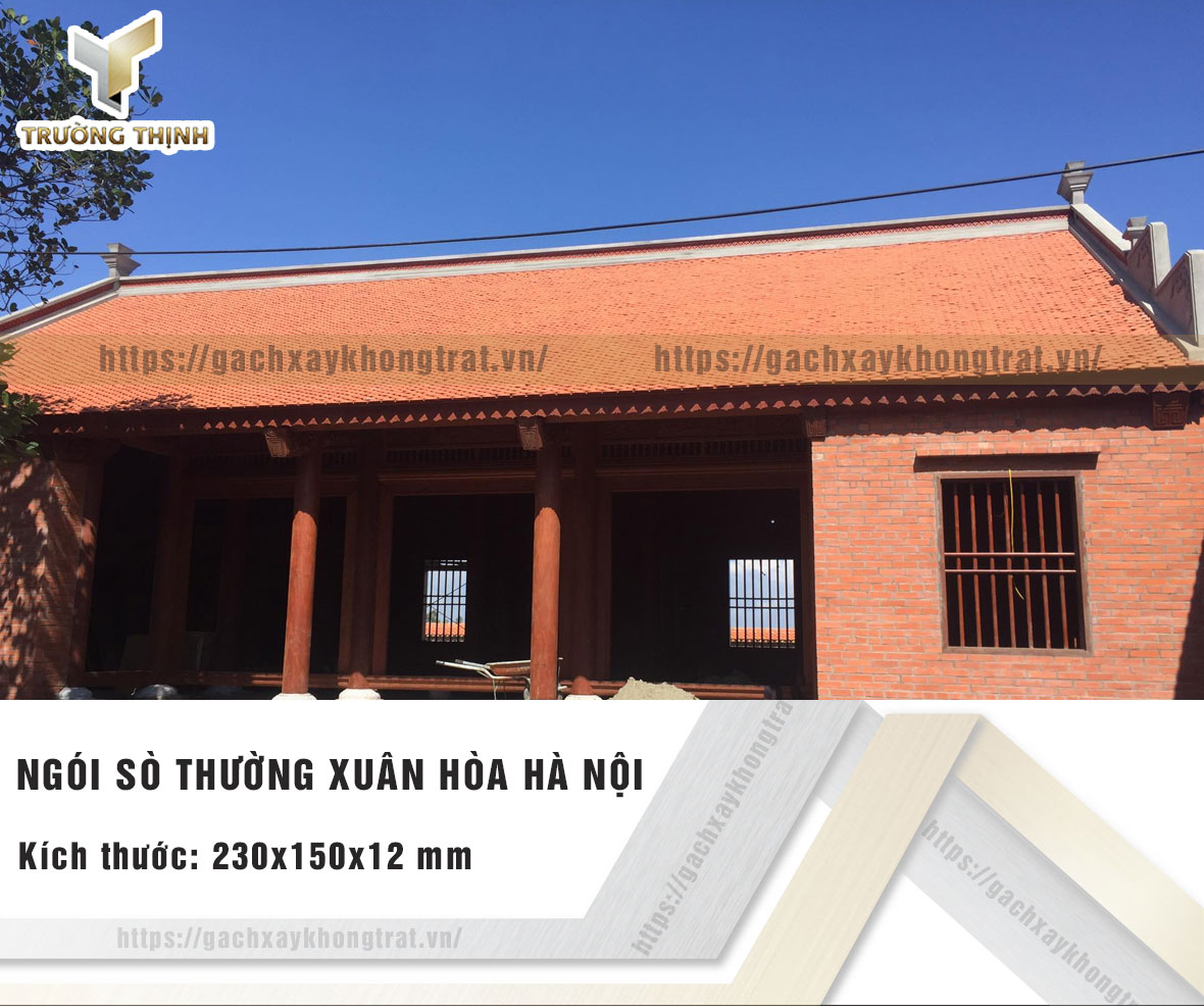 Ngói lợp mái nhà sò thường Xuân Hòa Hà Nội