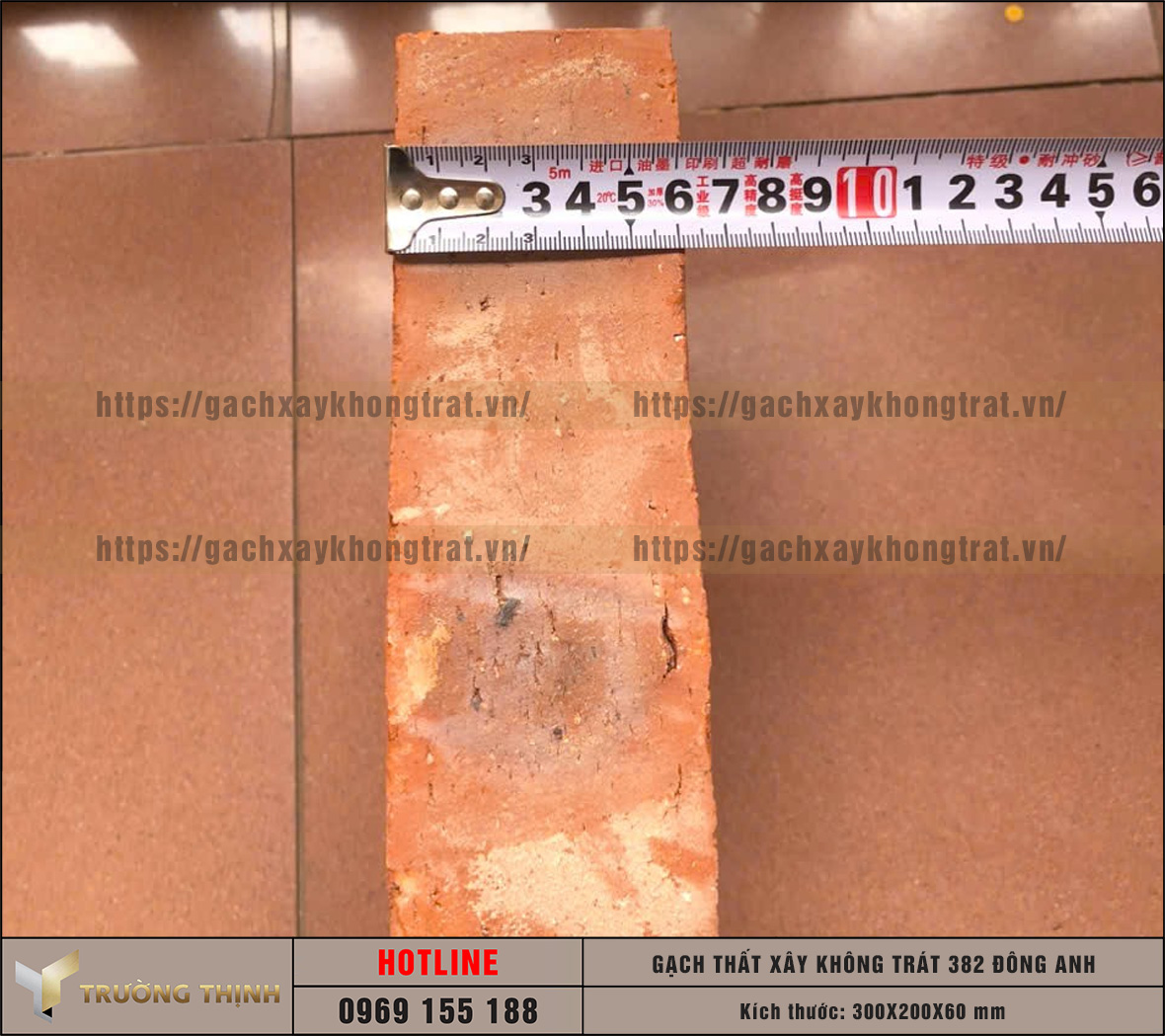 Báo giá gạch thất 300x200x60 xây không trát 382 Đông Anh mới nhất | Trường Thịnh Group