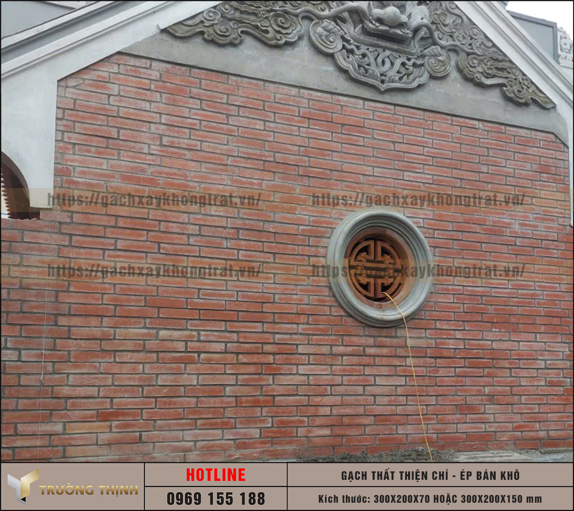 Gạch Thất ép bán khô vs gạch Thất tuynel loại nào phù hợp xây chùa hơn?