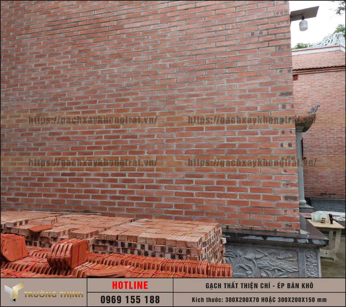Gạch Thất ép bán khô vs gạch Thất tuynel loại nào phù hợp xây chùa hơn?