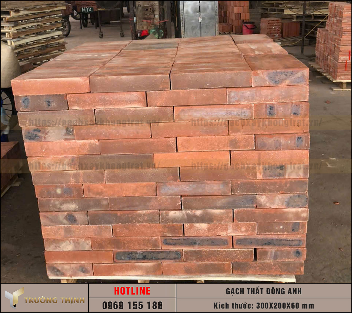 Gạch xây không trát - Gạch thất 382 Đông Anh