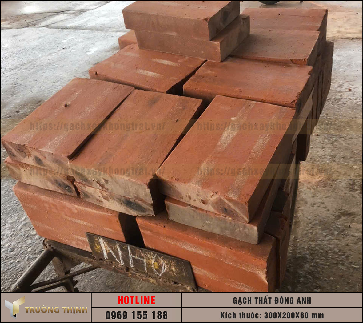 Gạch xây không trát - Gạch thất 382 Đông Anh