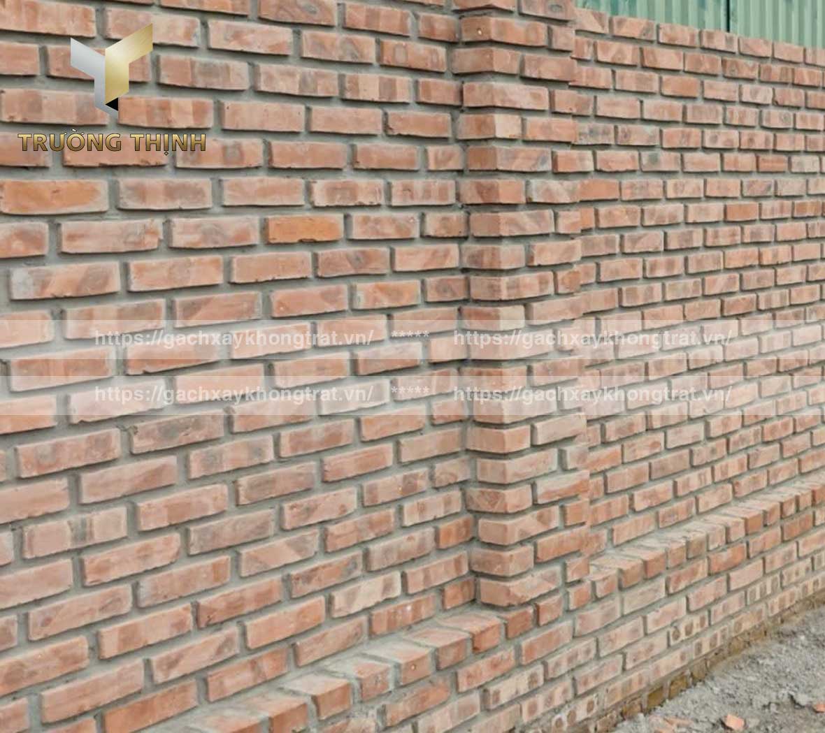  Mẫu gạch xây không trát tường rào đẹp mà giá rẻ - Viglacera Từ Sơn