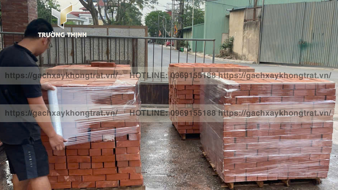 Trường Thịnh tổng đại lý phân phối gạch xây không trát giá ưu đãi từ các nhà mày
