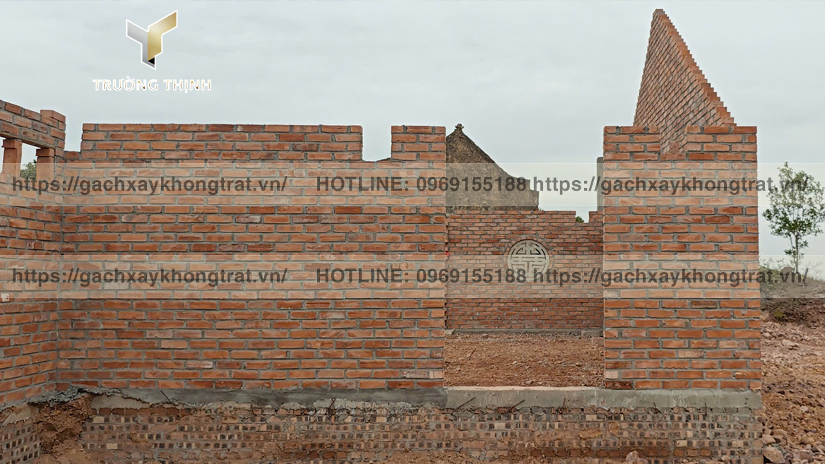 Trường Thịnh tổng đại lý phân phối gạch xây không trát giá ưu đãi từ các nhà mày