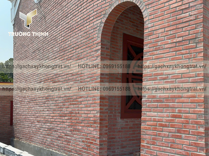 Mẫu Thiết Kế Nhà Đẹp Với Gạch Xây Không Trát: Độc Đáo & Bền Vững | Trường Thịnh