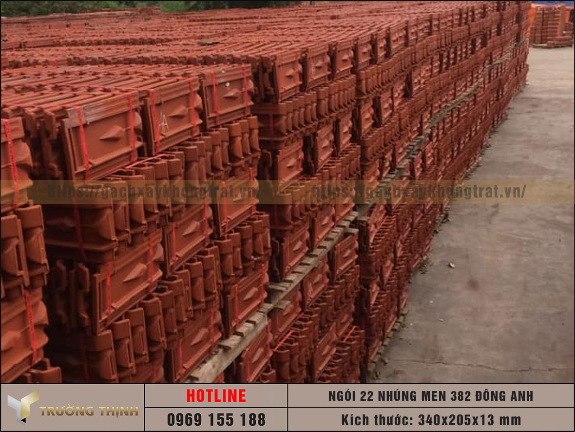Ngói lợp mái nhà - Ngói 22/m2 382 Đông Anh