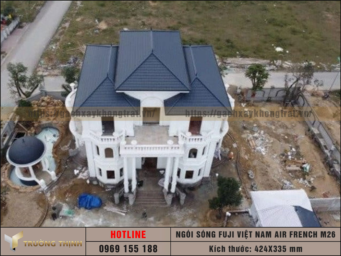 Ngói sóng Fuji Việt Nam Air French M26 Darkblue