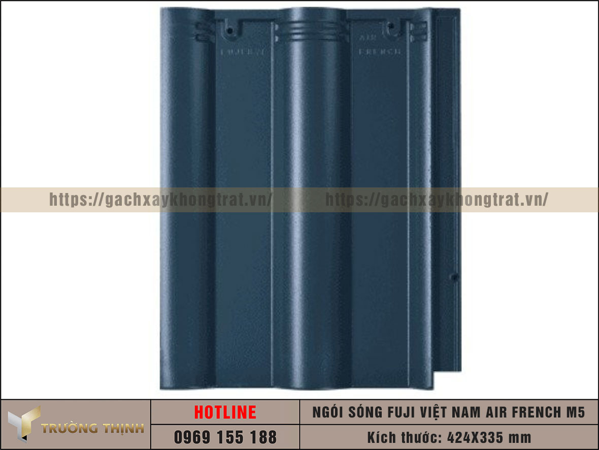 Ngói sóng Fuji Việt Nam Air French M05 Deep Green giá rẻ