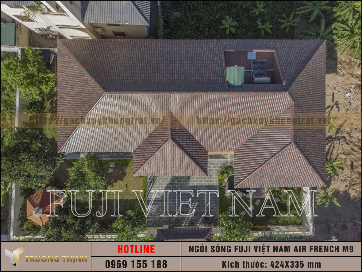 Ngói sóng Fuji Việt Nam Air French M9 Lausanne