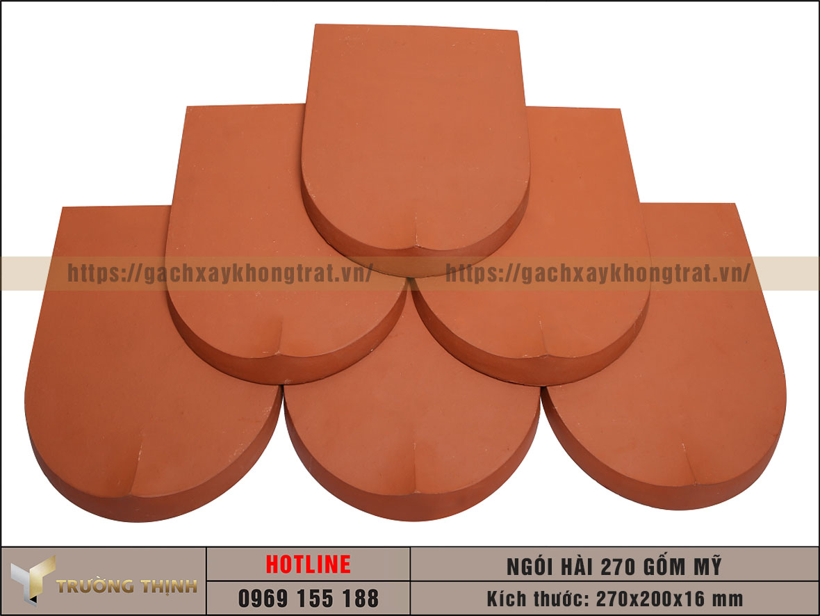 Ngói hài 270 Gốm Mỹ