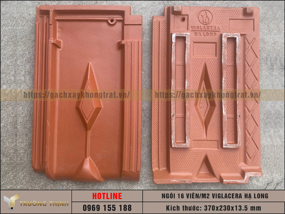 Ngói 16 viên/m2 Viglacera Hạ Long giá rẻ