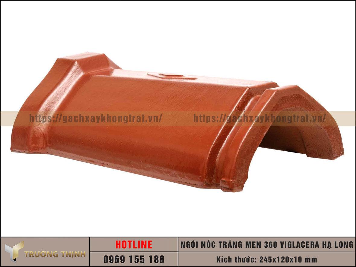 Ngói nóc to tráng men Viglacera Hạ Long