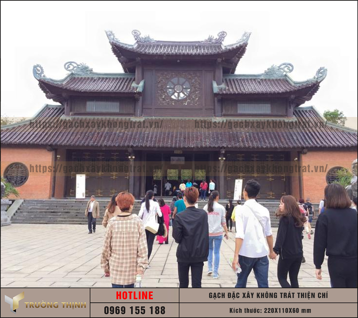 Thiết kế cổng tam quan bằng gạch đất nung không trát: Sự giao thoa giữa hồn cốt dân tộc và kiến trúc đương đại