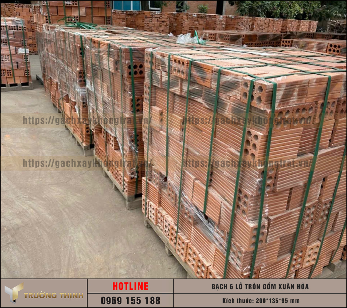 Tổng hợp kích thước và giá gạch chống nóng 6 lỗ tròn từ 4 nhà máy mới nhất 2026