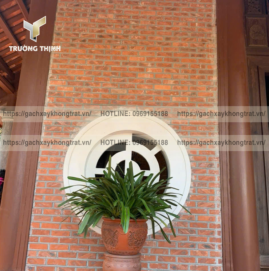 Tường gạch không trát cho ngoại thất và mặt tiền: Vẻ đẹp khác biệt