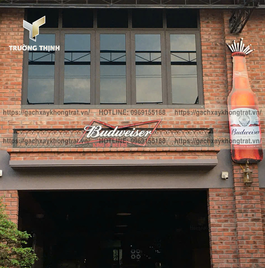 Tường gạch không trát cho ngoại thất và mặt tiền: Vẻ đẹp khác biệt