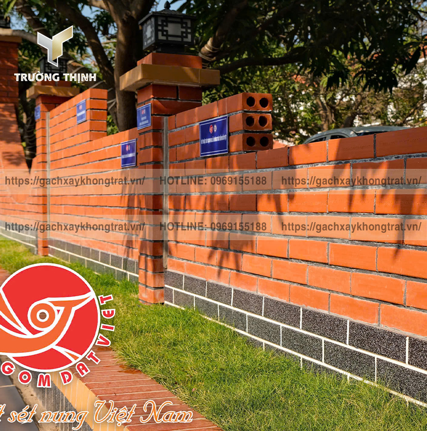 Tường gạch không trát cho ngoại thất và mặt tiền: Vẻ đẹp khác biệt