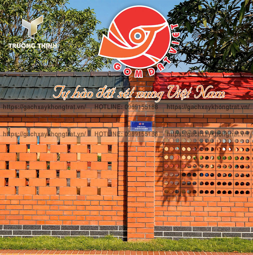 Tường gạch không trát cho ngoại thất và mặt tiền: Vẻ đẹp khác biệt