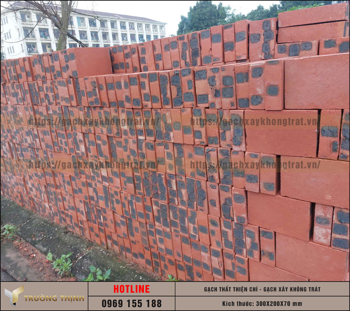 Ứng dụng gạch Thất 300x200x70 gạch không trát trong xây tường chùa: Vẻ đẹp vượt thời gian