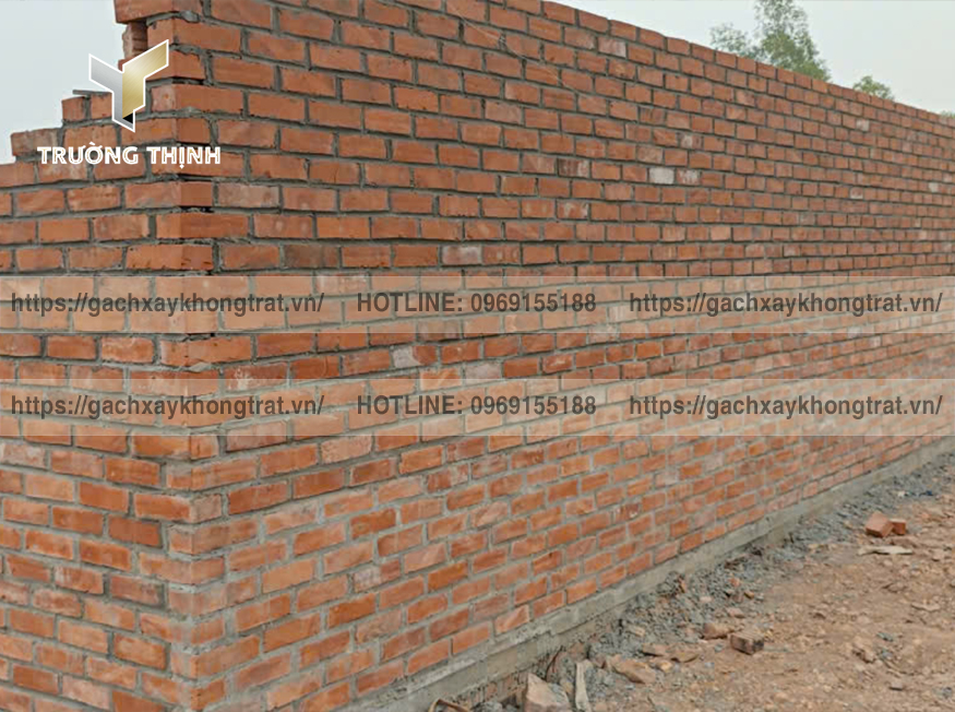 Ứng dụng gạch không trát Từ Sơn trong thi công tường rào, cổng vườn | Trường Thịnh Group