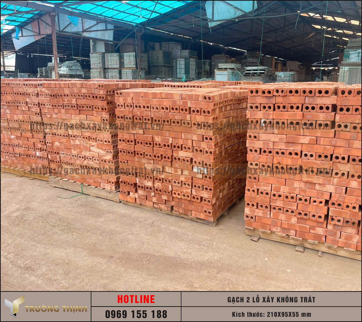 Xây tường rào công trình tâm linh bằng gạch không trát 2 lỗ giá rẻ 2026